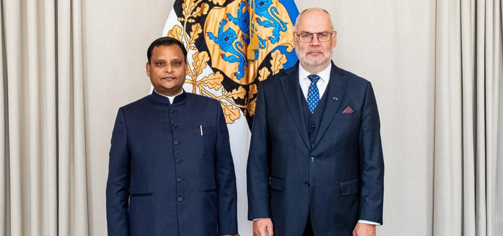 Presentation of credentials to President Alar Karis, Tallinn